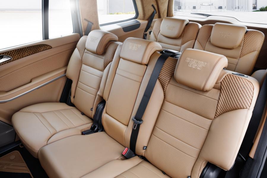 Интерьер Mercedes-AMG GLS63 850 XL by Brabus (X166) 2016 года  (фото 10 из 33)
